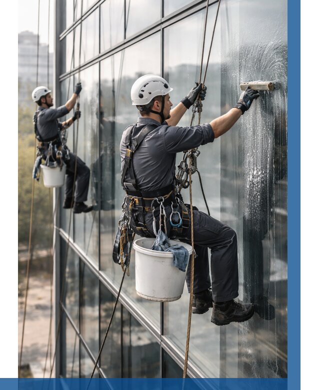 Мойка сплошного остекления в Владивостоке, заказать от 305 р.| ВЫСОТНИК-Влд