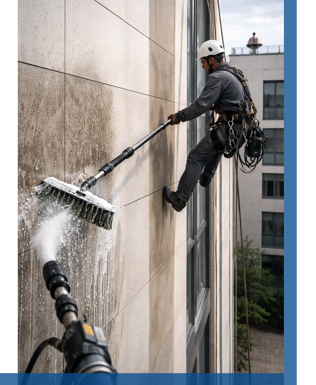 Мойка фасада из керамогранита в Владивостоке от 305 р. | ВЫСОТНИК-Влд