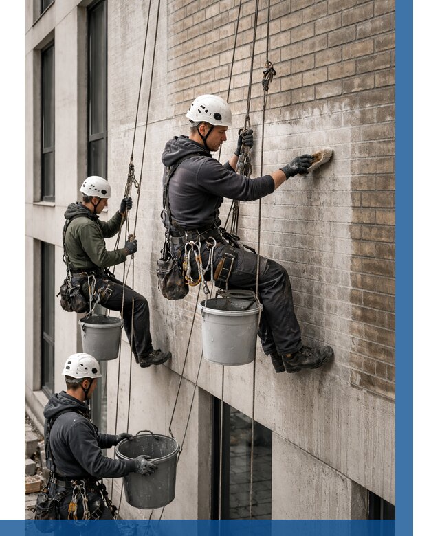 Удаление высолов с фасада в Владивостоке от 254 р. | ВЫСОТНИК-Влд