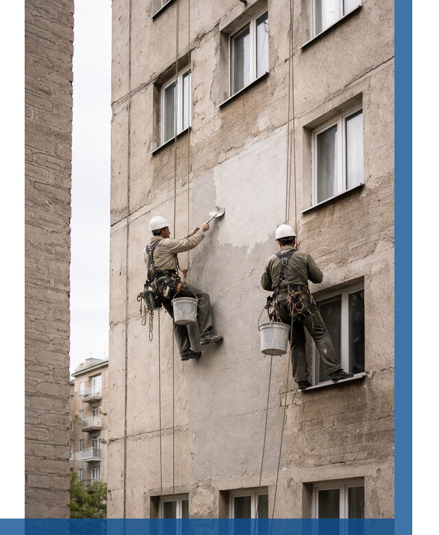 Косметический ремонт фасада в Владивостоке от 1118 р. | ВЫСОТНИК-Влд