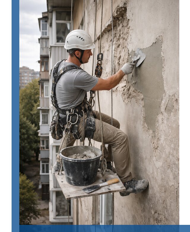 Восстановление фасадной штукатурки в Владивостоке с гарантией качества