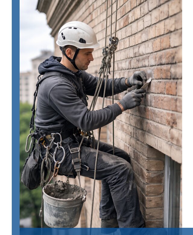 Качественный ремонт кирпичной кладки фасада в Владивостоке с гарантией