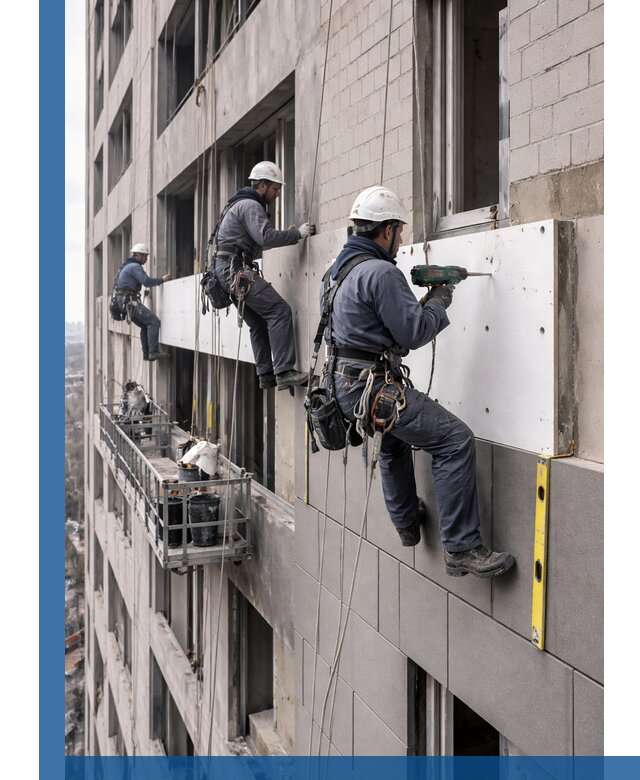 Монтаж фасадных термопанелей высокого качества в Владивостоке