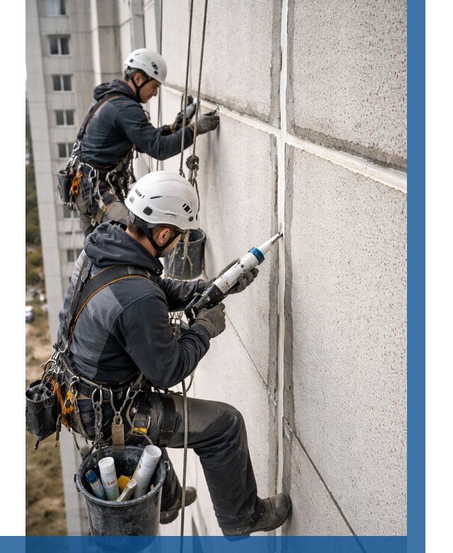 Герметизация межпанельных швов в Владивостоке от 712 р. | ВЫСОТНИК-Влд