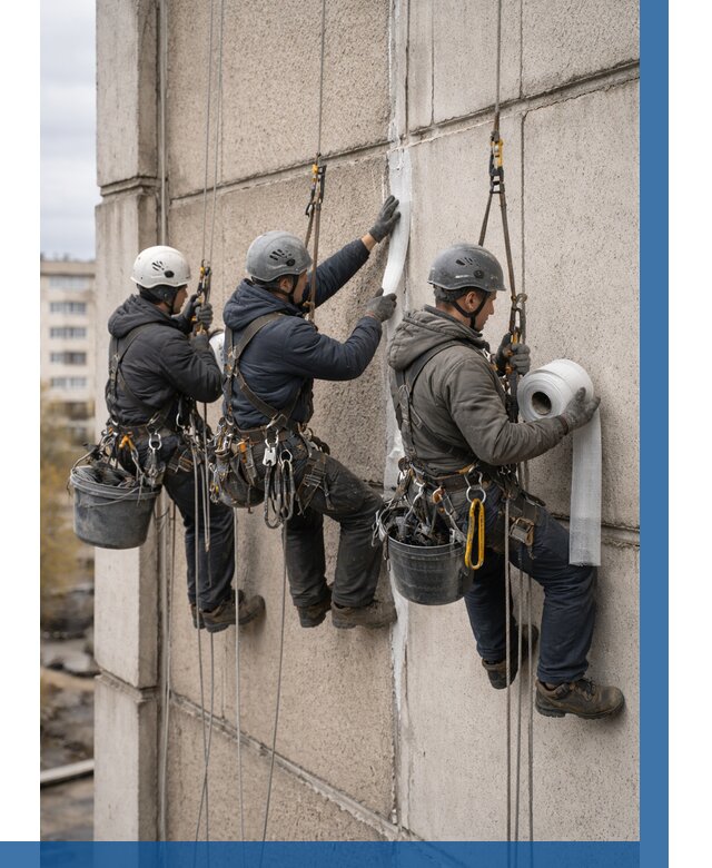 Ремонт межпанельных швов в Владивостоке от 762 р. | ВЫСОТНИК-Влд