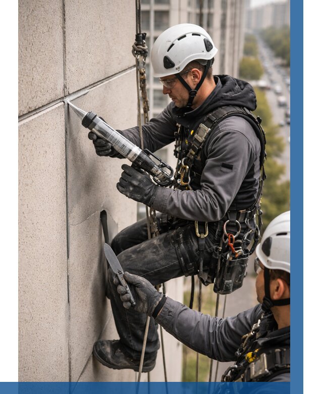 Первичная герметизация швов в Владивостоке от 610 р. | ВЫСОТНИК-Влд