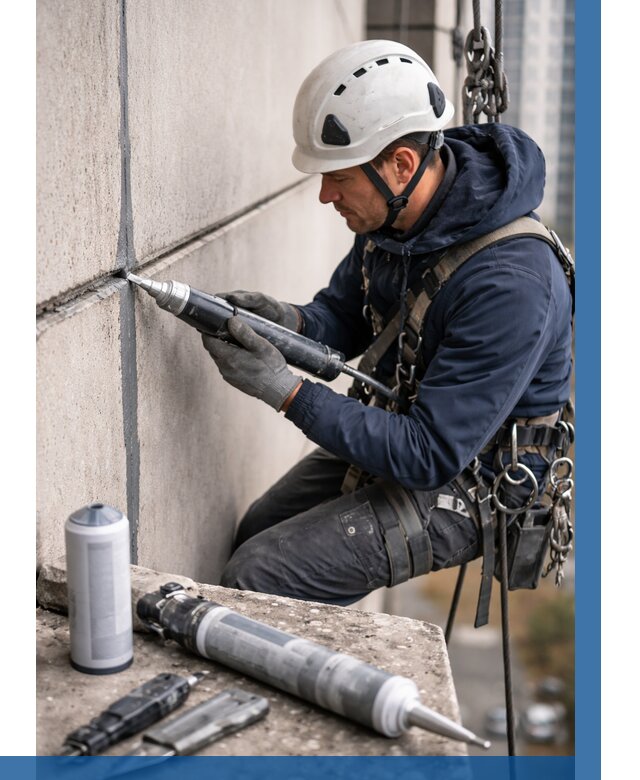 Вторичная герметизация швов в Владивостоке от 457 р. | ВЫСОТНИК-Влд