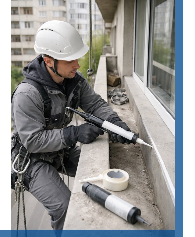 Герметизация швов лоджии в Владивостоке от 4575 р. | ВЫСОТНИК-Влд