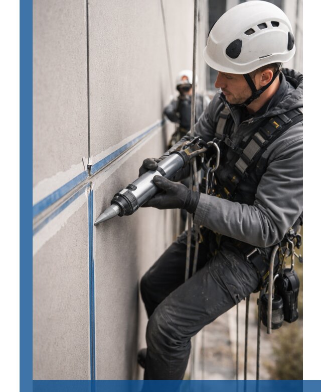 Герметизация стыков фасадных панелей в Владивостоке качественно и быстро