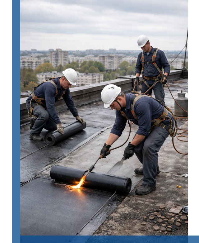 Ремонт наплавляемой кровли в Владивостоке качественно и надежно