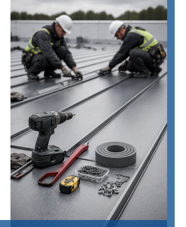 Монтаж фальцевой кровли в Владивостоке от 1830 р. | ВЫСОТНИК-Влд