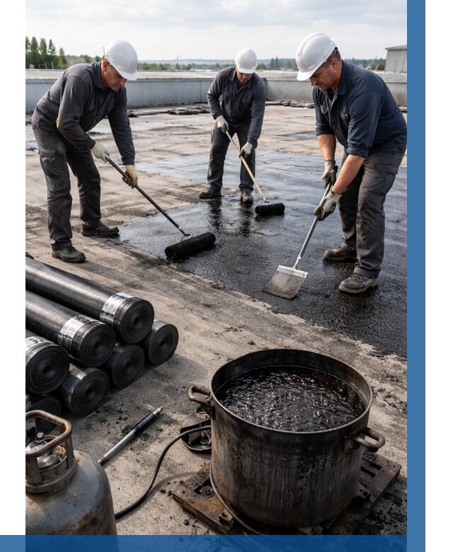 Гидроизоляция кровли мастикой в Владивостоке от 610 р. | ВЫСОТНИК-Влд