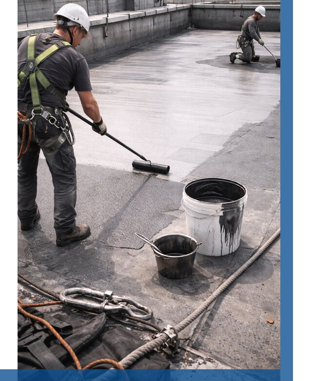 Гидроизоляция кровли жидкой резиной в Владивостоке от 508 р. | ВЫСОТНИК-Влд