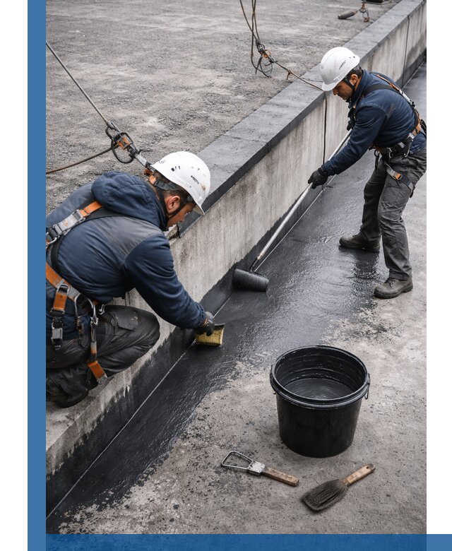 Гидроизоляция кровли жидкой резиной профессионально в Владивостоке