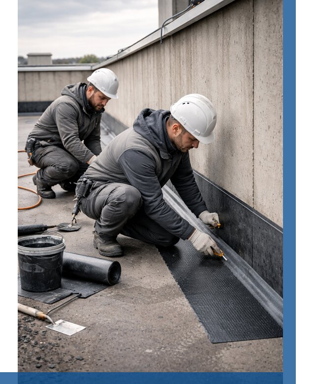 Гидроизоляция примыканий на кровле в Владивостоке от 915 р. | ВЫСОТНИК-Влд