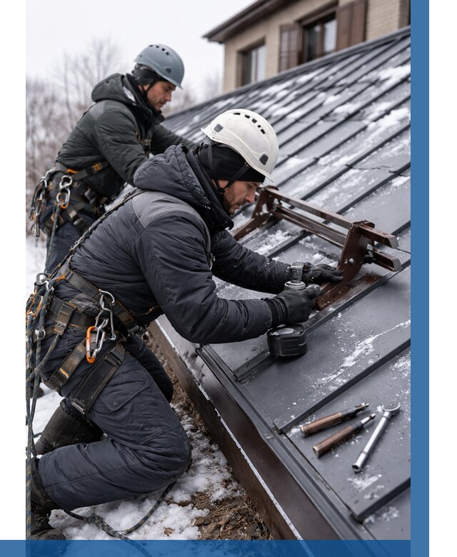 Монтаж снегозадержателей в Владивостоке от 457 р. | ВЫСОТНИК-Влд