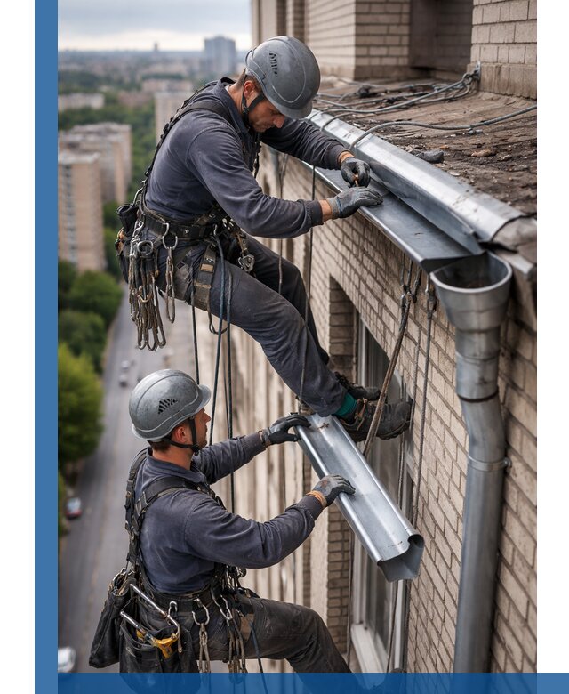 Ремонт водосточных желобов в Владивостоке, быстро и качественно