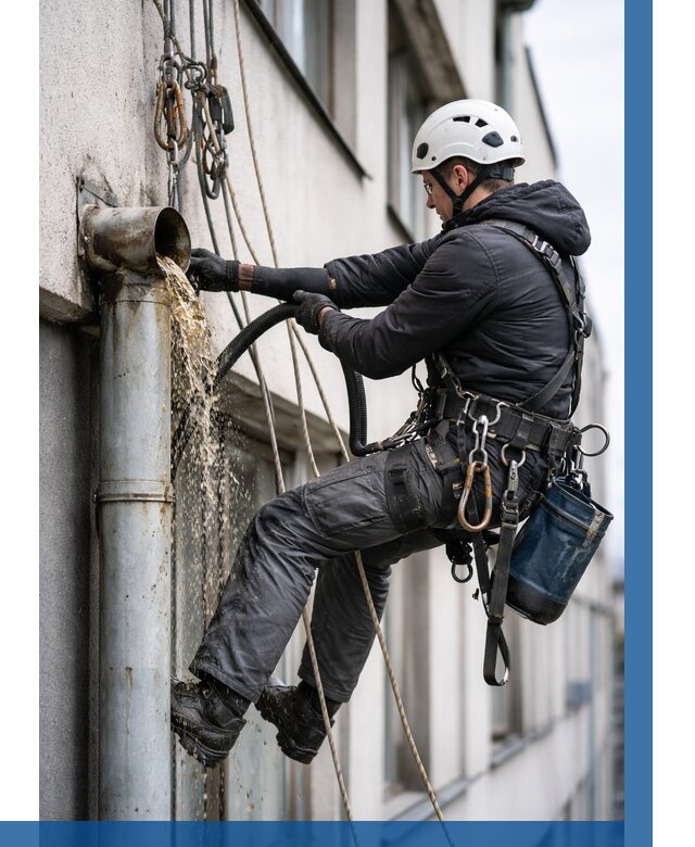 Прочистка водосточных труб в Владивостоке от 3558 р. | ВЫСОТНИК-Влд