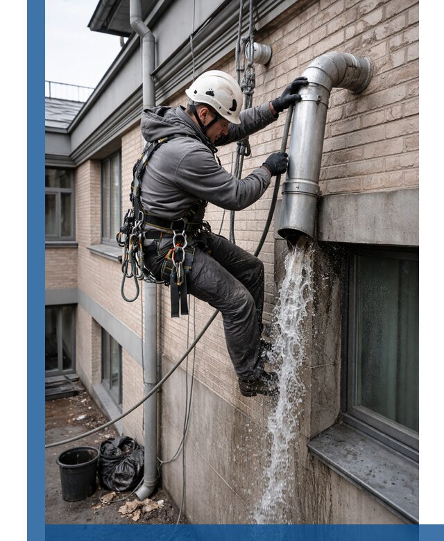 Профессиональная прочистка водосточных труб в Владивостоке с гарантией