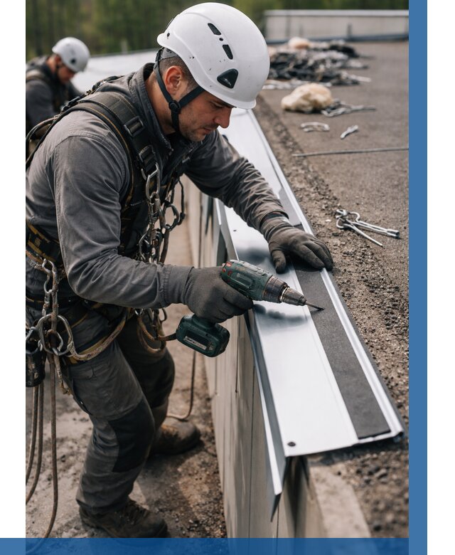 Монтаж капельника на кровле в Владивостоке от 305 р. | ВЫСОТНИК-Влд