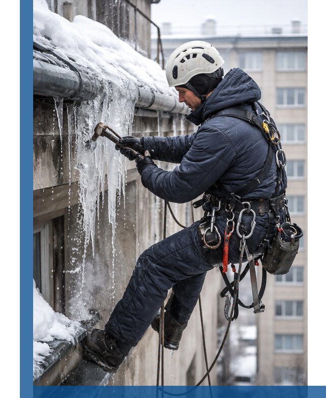 Удаление наледи и чистка водостоков в Владивостоке оперативно и безопасно