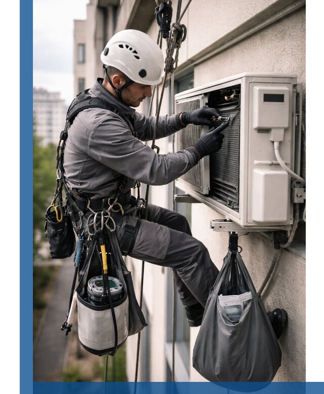 Обслуживание внешнего блока кондиционера в Владивостоке профессионально