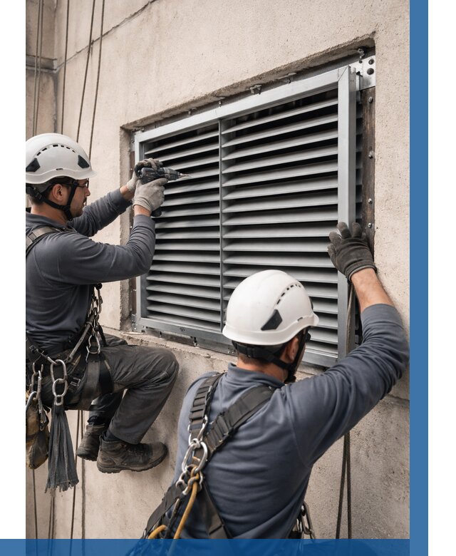 Монтаж вентиляционных решеток в Владивостоке от 4575 р. | ВЫСОТНИК-Влд