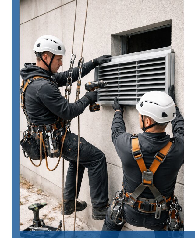 Монтаж вентиляционных решеток в Владивостоке профессиональный сервис