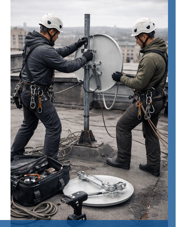 Демонтаж антенн на крыше в Владивостоке от 4575 р. | ВЫСОТНИК-Влд