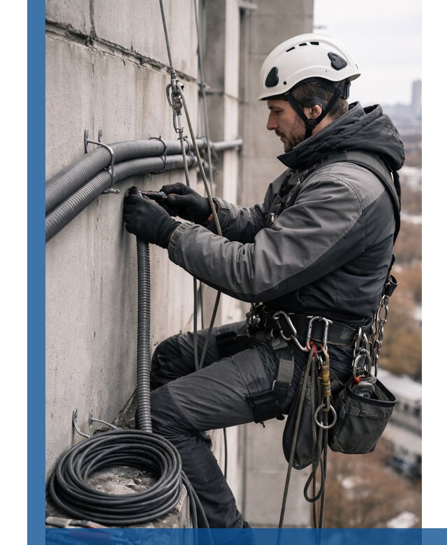 Профессиональный монтаж гофры для кабеля в Владивостоке с гарантией