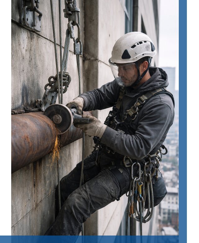 Резка металла на высоте в Владивостоке по цене от 4575 р. | ВЫСОТНИК-Влд