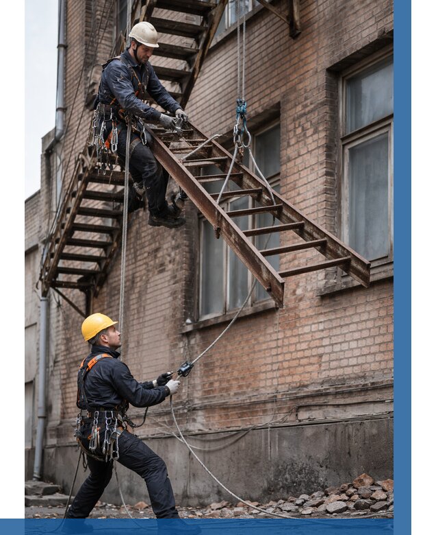 Демонтаж пожарной лестницы в Владивостоке от 12199 р. | ВЫСОТНИК-Влд