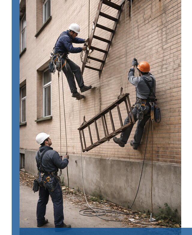 Демонтаж пожарной лестницы в Владивостоке быстро и безопасно