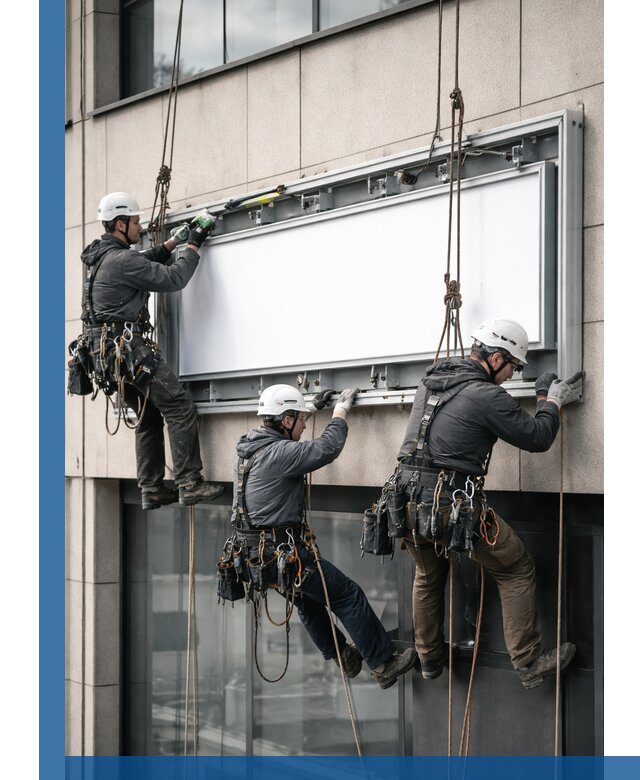 Профессиональный монтаж светового короба под ключ в Владивостоке