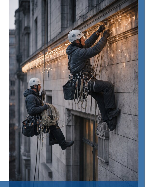 Монтаж новогодней иллюминации в Владивостоке от 8641 р. | ВЫСОТНИК-Влд