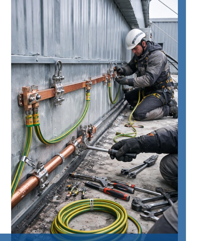 Монтаж заземления здания в Владивостоке от 25415 р. | ВЫСОТНИК-Влд