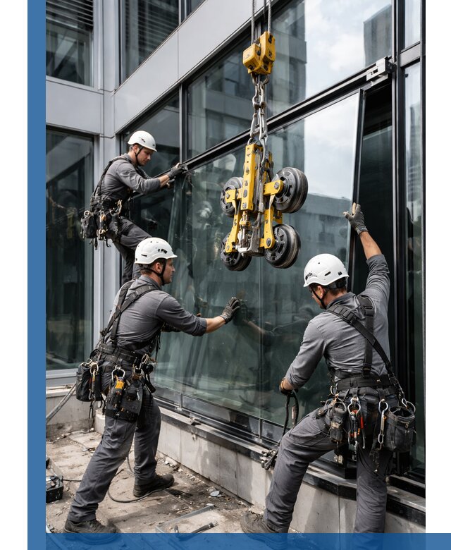 Структурное остекление фасадов в Владивостоке монтаж и обслуживание