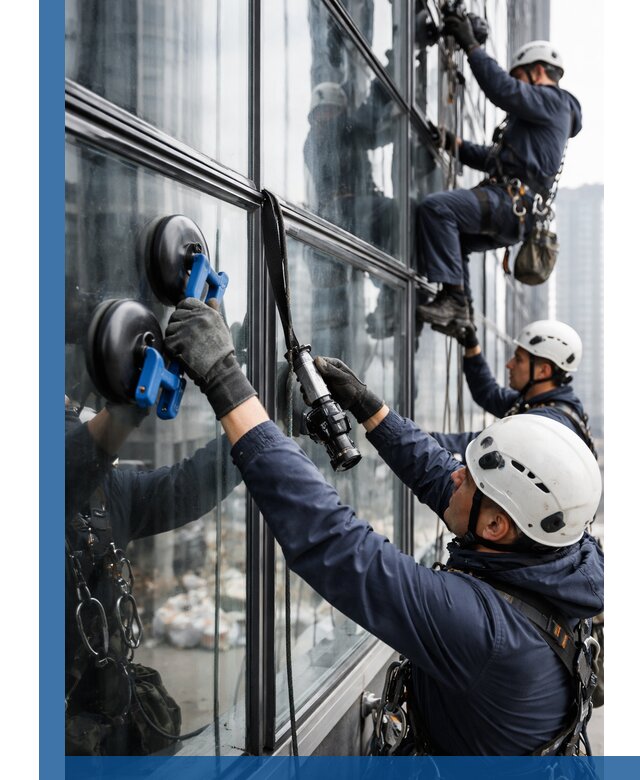 Радиусное остекление фасадов под ключ в Владивостоке с гарантиями