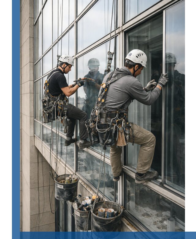 Ремонт витражных конструкций и фасадного остекления в Владивостоке