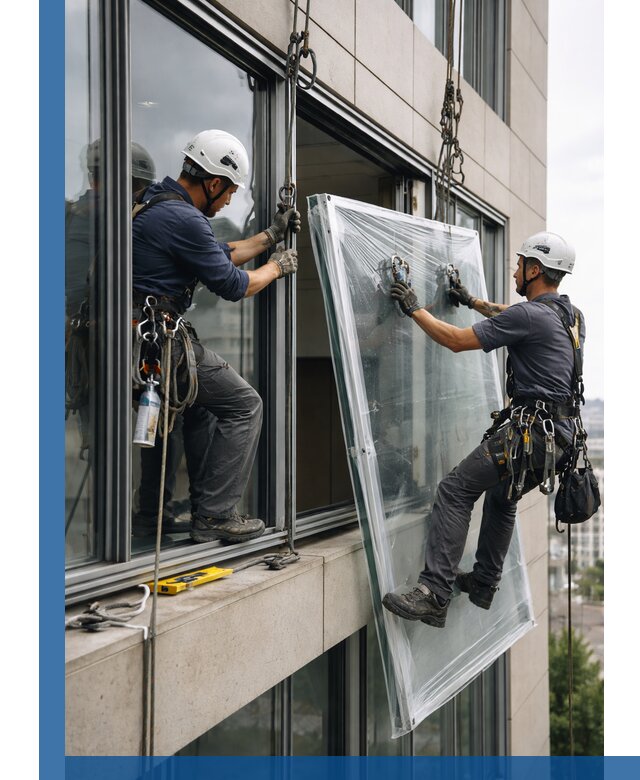 Профессиональная замена стекла в витраже в Владивостоке с гарантией