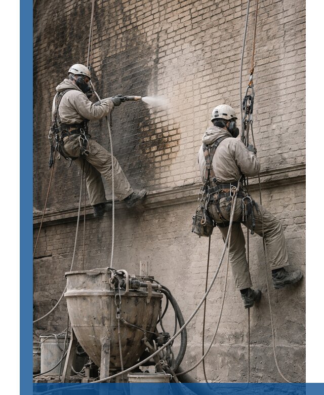 Пескоструйная очистка фасадов в Владивостоке профессионально