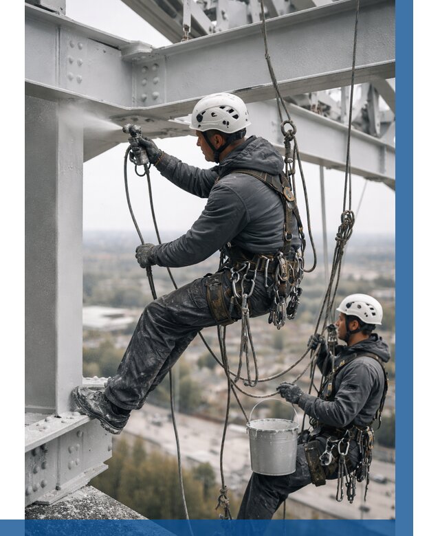 Покраска металлоконструкций на высоте в Владивостоке 356 р |ВЫСОТНИК-Влд
