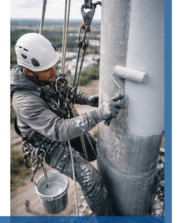 Покраска мачт связи под ключ в Владивостоке от 864 р. | ВЫСОТНИК-Влд