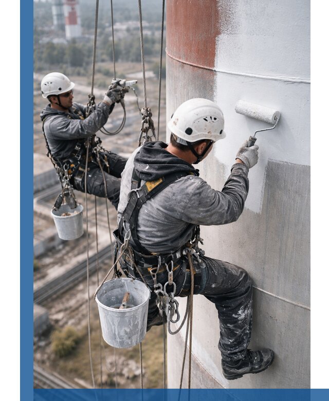 Покраска дымовых труб в Владивостоке: антикоррозийная защита и восстановление