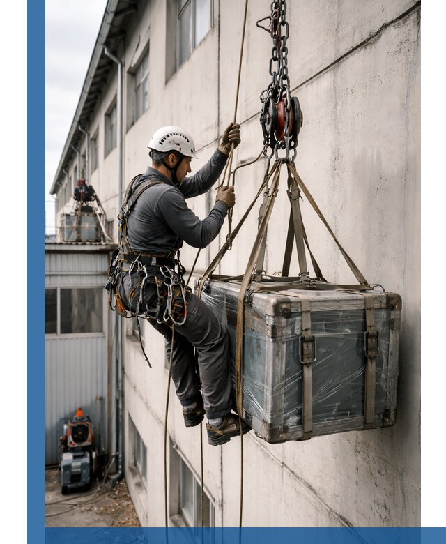 Подъем грузов на высоту в Владивостоке для промышленных объектов