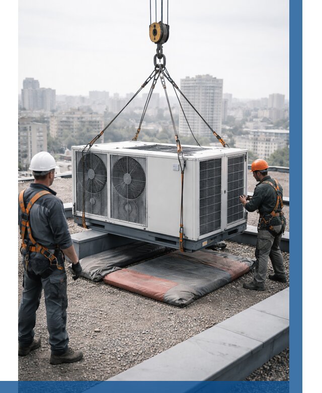 Подъем груза на крышу в Владивостоке от 5083 р. | ВЫСОТНИК-Влд заказать