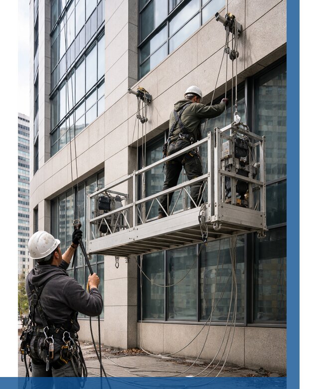 Монтаж и подъем фасадной люльки в Владивостоке от 12199 р. | ВЫСОТНИК-Влд