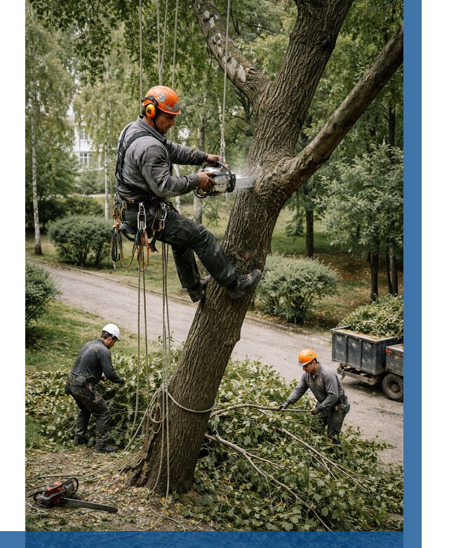 Кронирование деревьев в Владивостоке от 6608 р. | ВЫСОТНИК-Влд